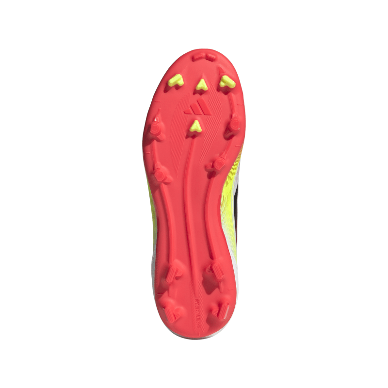 adidas F50 League FG/MG Kinder - weiß/rot/gelb