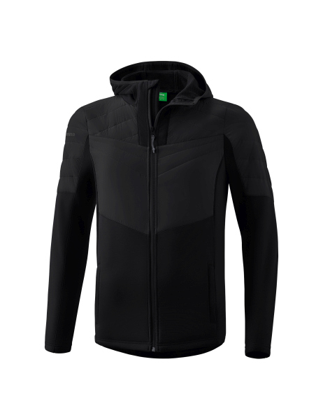 Erima Hybrid Jacke Herren - schwarz