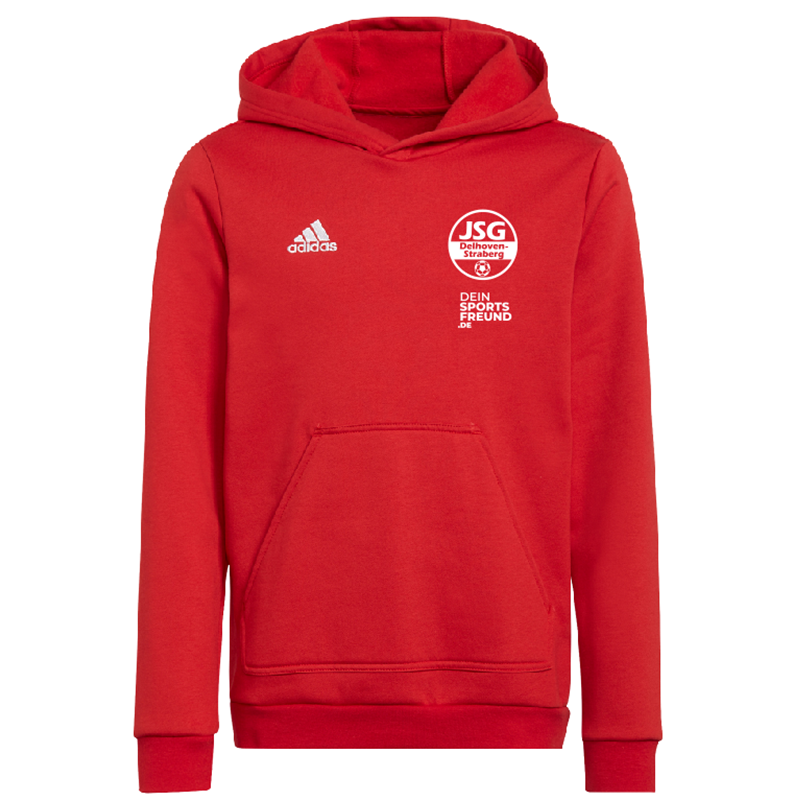 JSG Delhoven-Straberg x adidas Entrada 22 Hoodie Kinder - rot