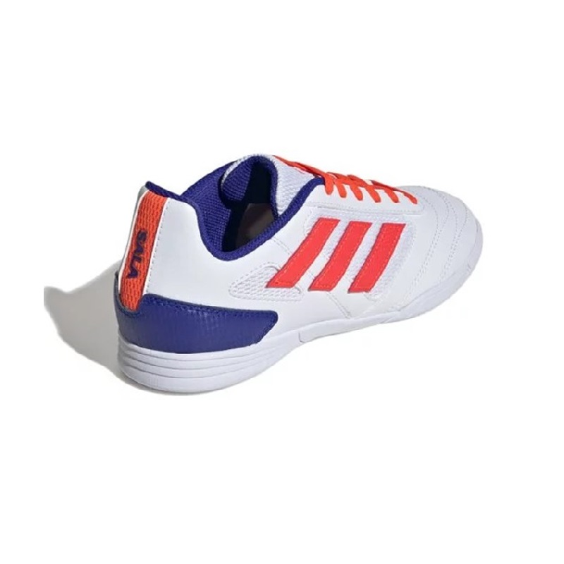 adidas Super Sala II IN Kinder - weiß/blau/orange