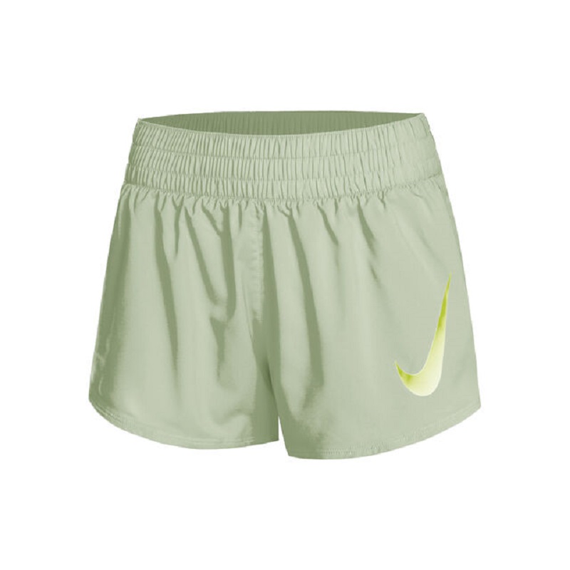 Nike Swoosh Shorts Damen - hellgrün