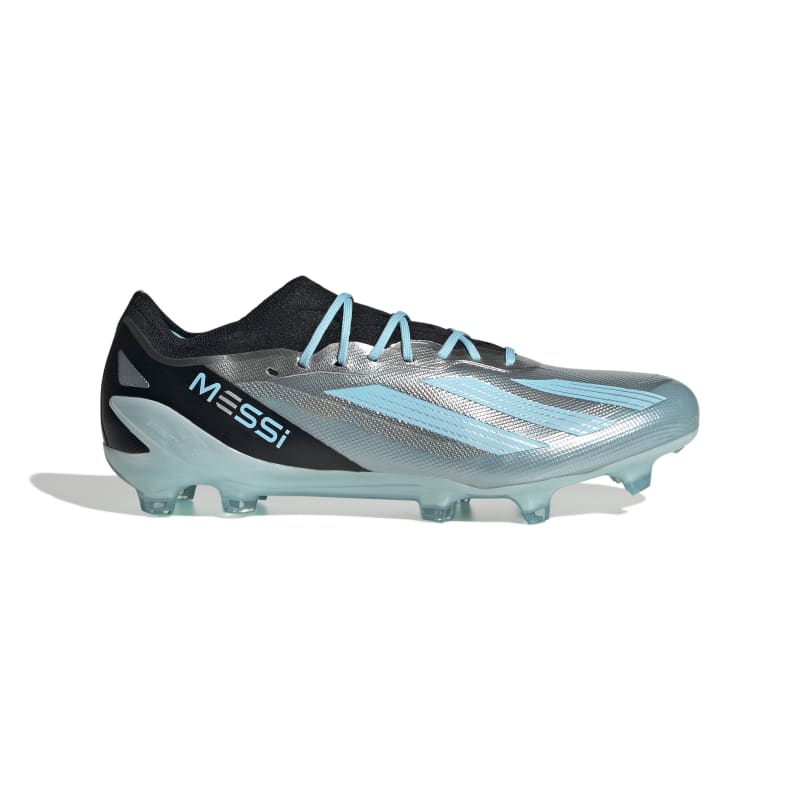 adidas X Crazyfast Messi.1 FG Herren - silber/hellblau/schwarz