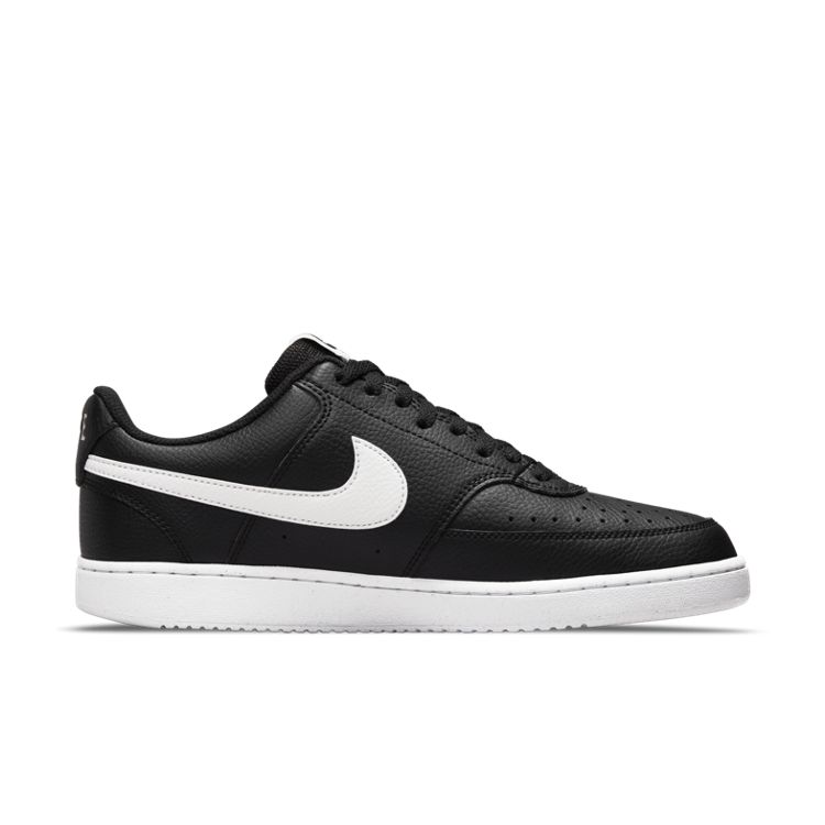 Nike Court Vision Low Next Nature Sneaker Herren - schwarz/weiß