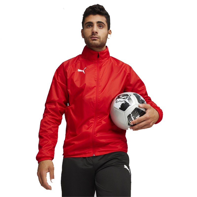 Puma teamGOAL Allwetterjacke Herren - rot/weiß