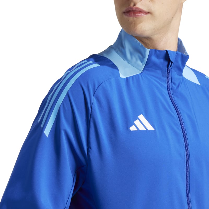 adidas Tiro 24 Competition Präsentationsjacke Herren - blau/hellblau