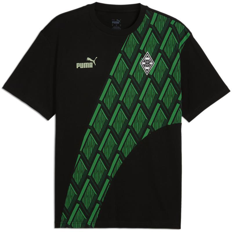 Puma Borussia Mönchengladbach Culture+ T-Shirt Herren Herren - schwarz/grün