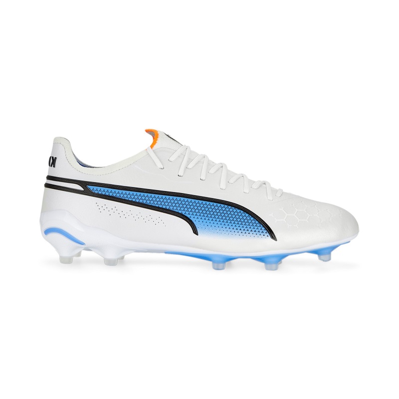 Puma King Ultimate FG/AG - weiß/blau