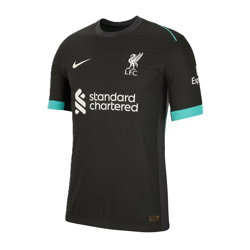 Nike FC Liverpool Trikot Match Away 24/25 Herren - schwarz/weiß/türkis