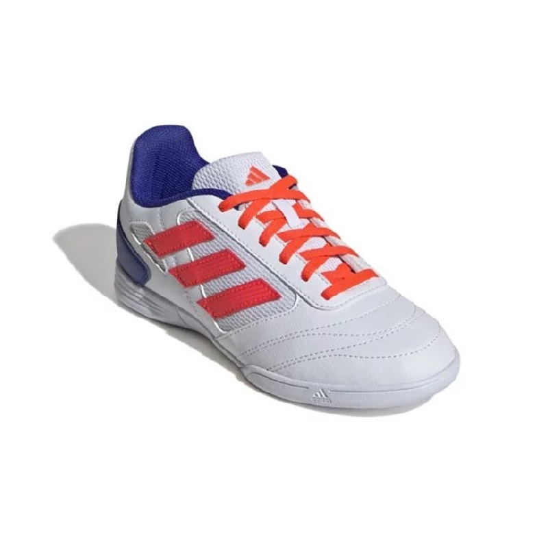 adidas Super Sala II IN Kinder - weiß/blau/orange