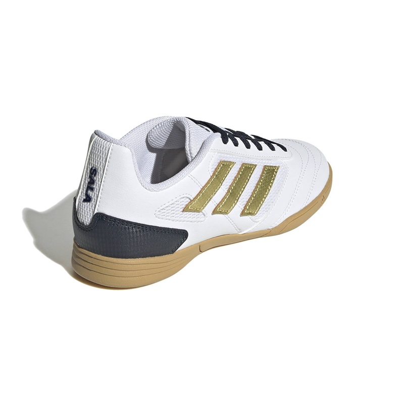 adidas Super Sala II IN Kinder - weiß/schwarz/gold