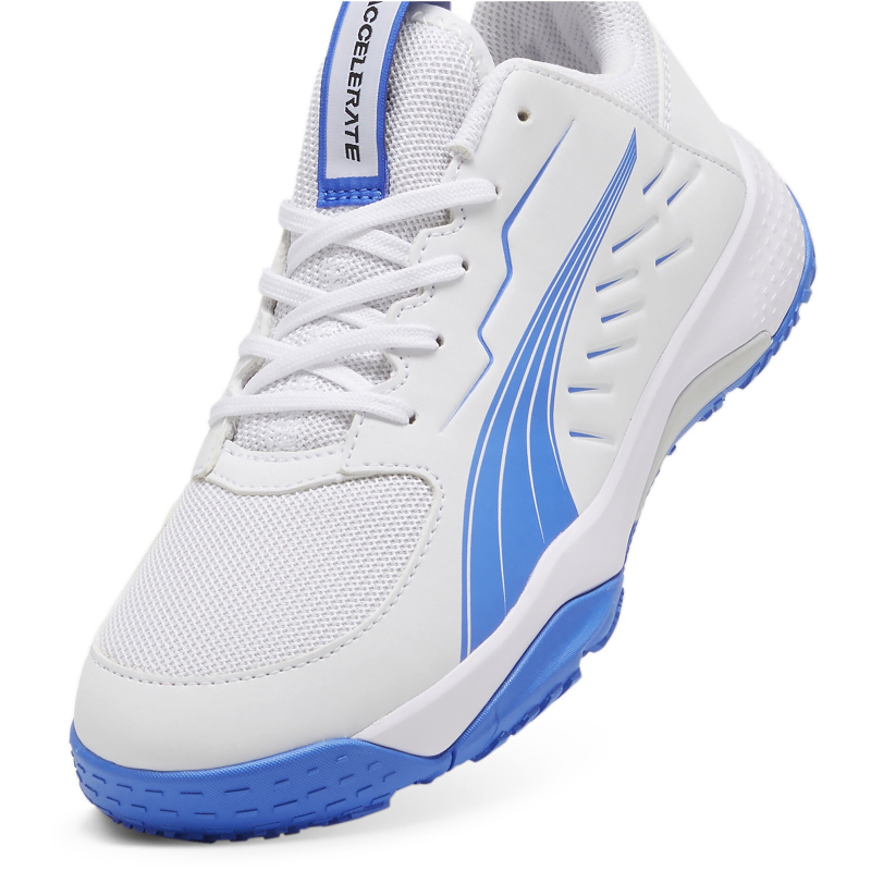 Puma Accelerate Handballschuhe Kinder - weiß/blau