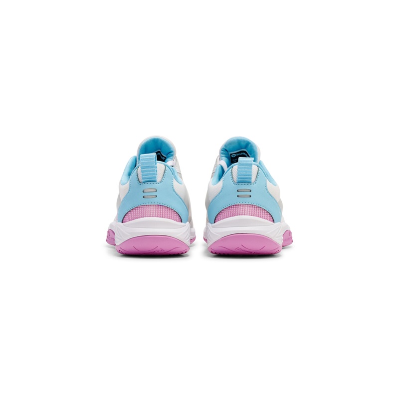 hummel Speed Court Hallenschuhe - grau/pink/blau