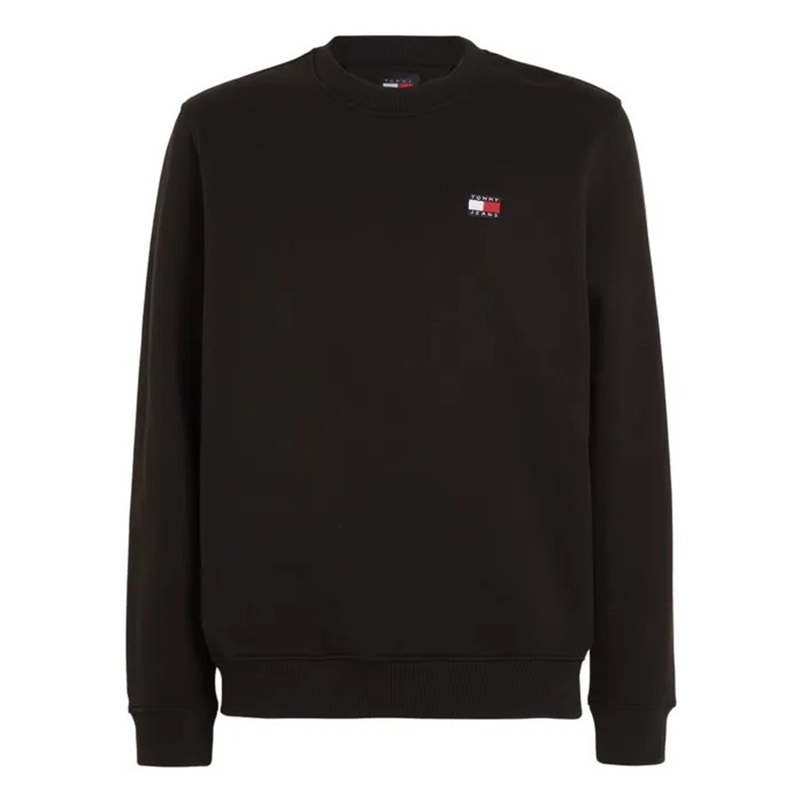 Tommy Hilfiger Regular Badge Sweatshirt Herren - schwarz