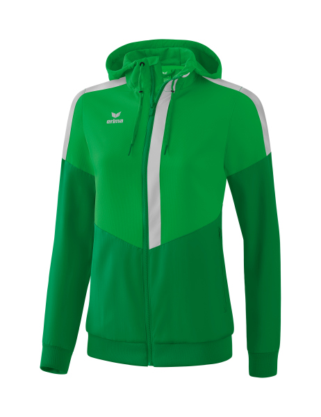 Erima Squad Tracktop Jacke mit Kapuze Damen - grün