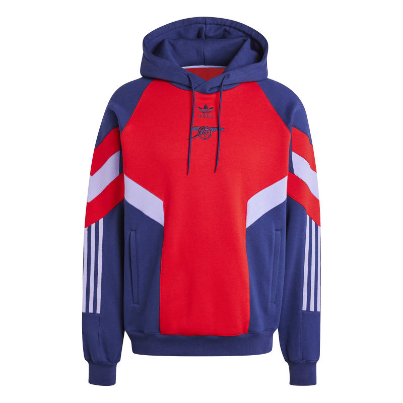 Adidas hoodie blau rot on sale