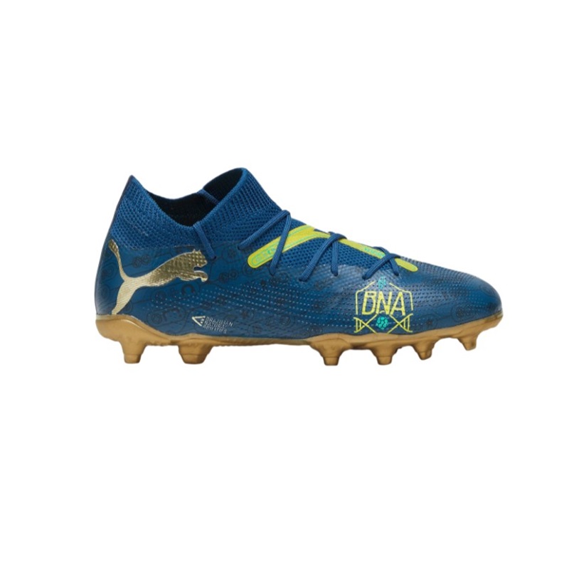 Puma Future 7 Match BNA FG/AG Kinder - blau/gelb/gold