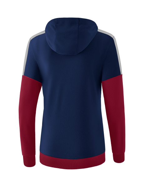 Erima Squad Kapuzensweat Damen - navy/rot