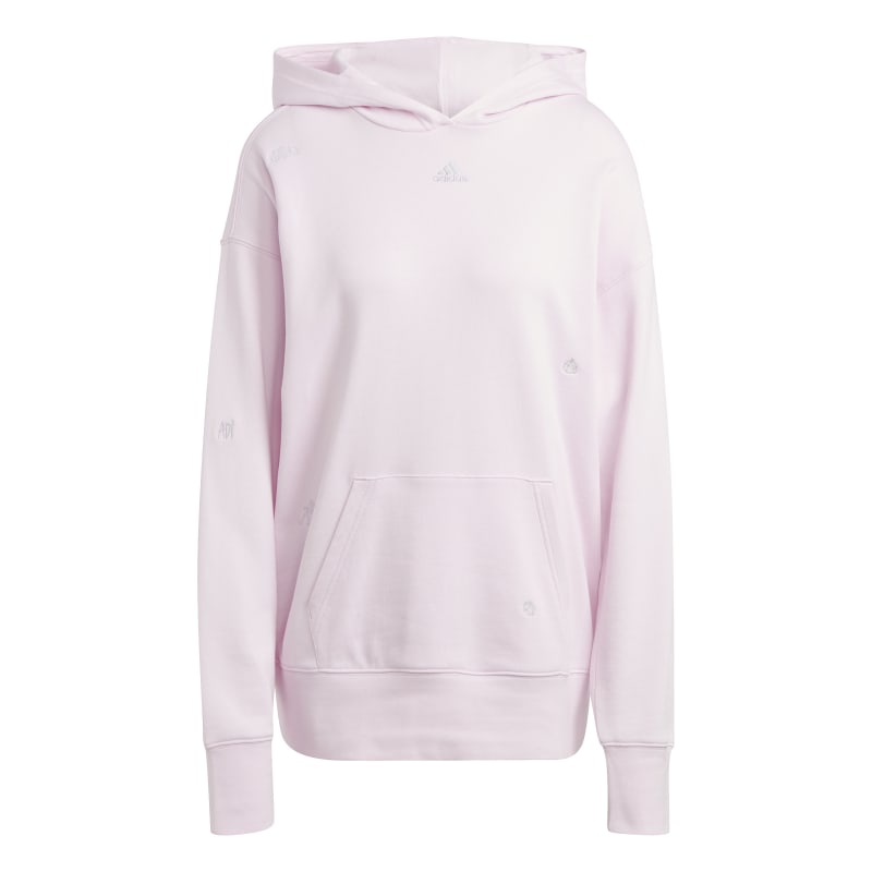 adidas Relaxed Healing Crystals-Inspired Graphics Hoodie Damen - rosa