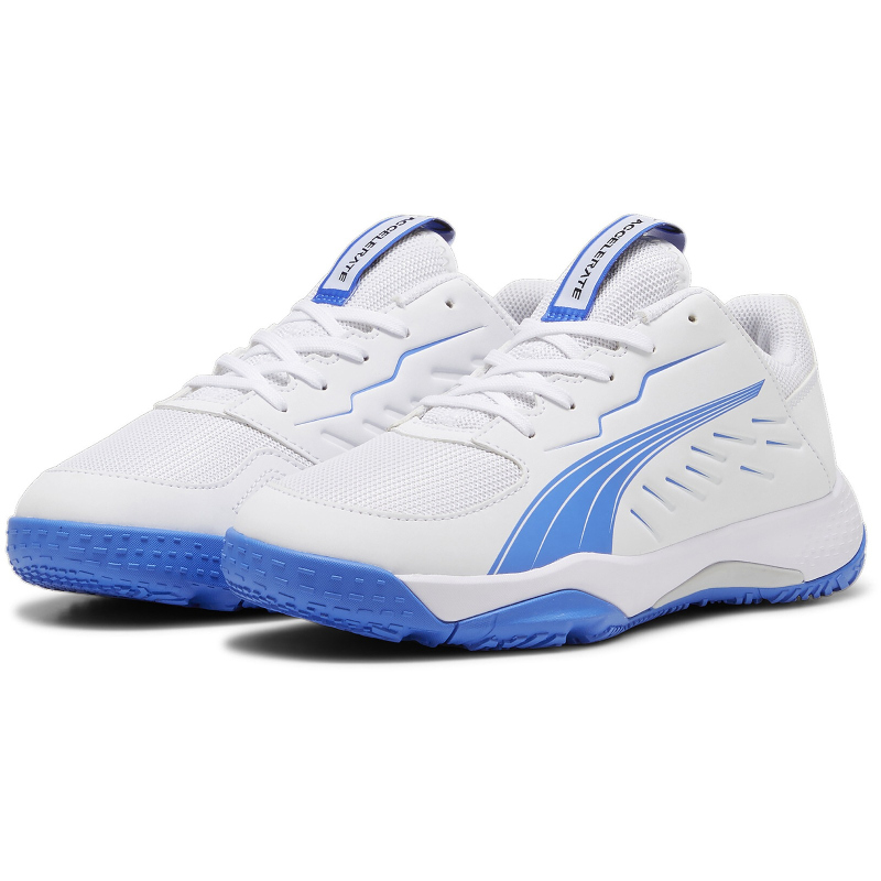 Puma Accelerate Handballschuhe Kinder - weiß/blau