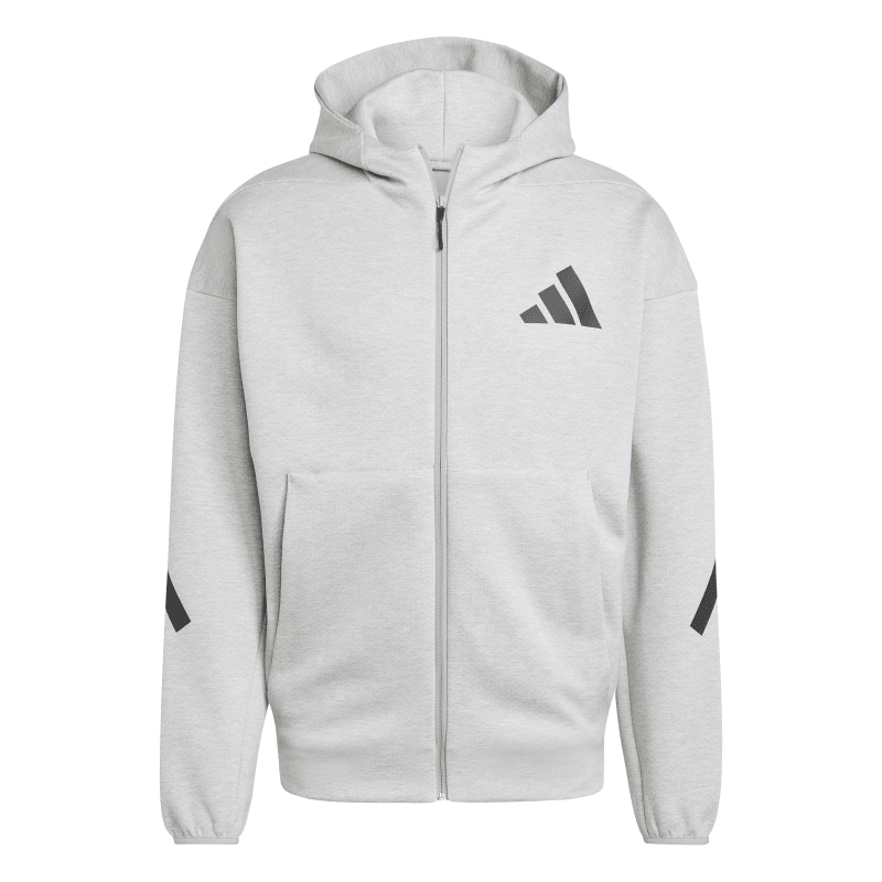 adidas Z.N.E. Full Zip Hoodie Herren grau schwarz M M JF2450 M