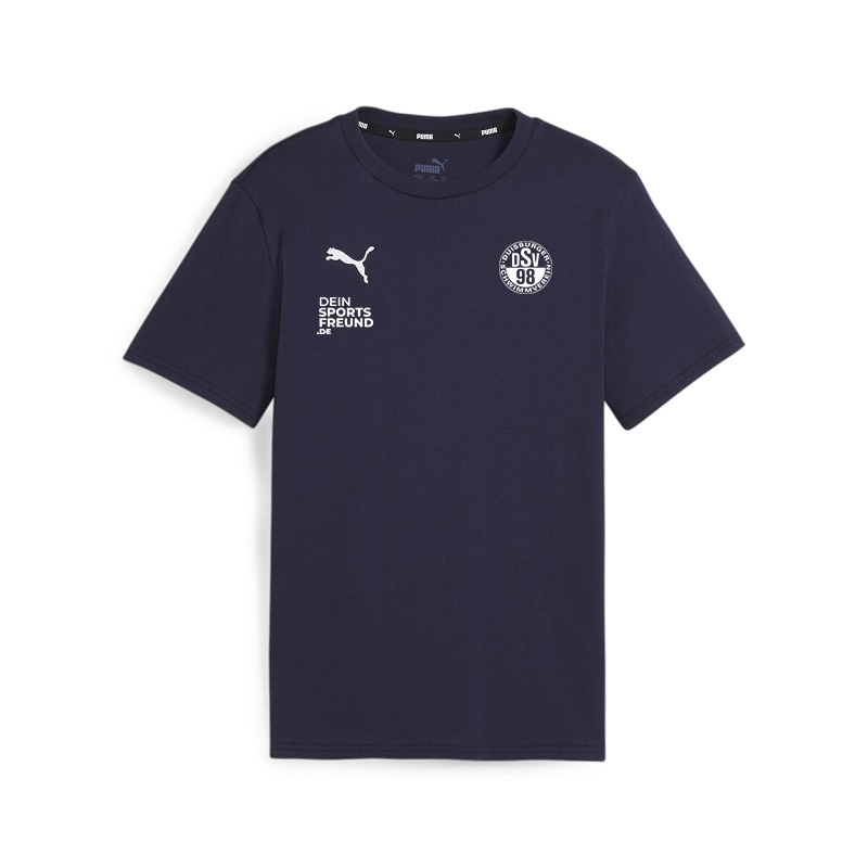 DSV98 x Puma teamGOAL Casuals T-Shirt Kinder - navy