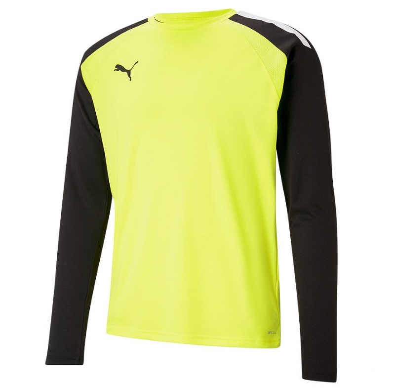 Puma teamPACER Torwarttrikot Langarm Herren - neon gelb/schwarz