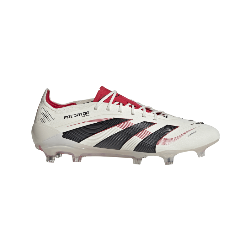 adidas Predator Elite FG Herren - weiß/schwarz/rot