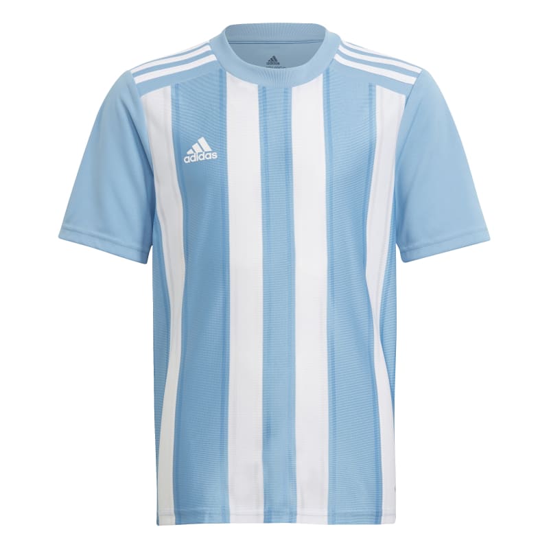 adidas Striped 21 Trikot Kinder - hellblau/weiß