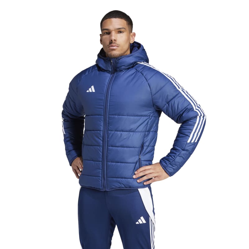 adidas Tiro 24 Winterjacke Herren - blau/weiß