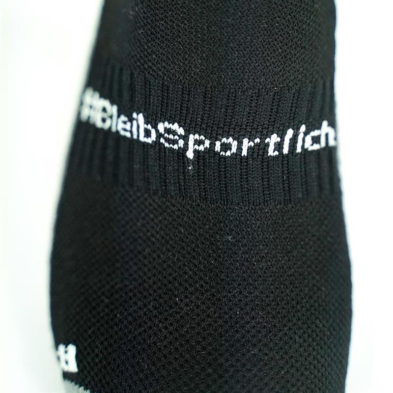 DeinSportsfreund Sportsocken #BleibSportlich One Size (38-47) - schwarz