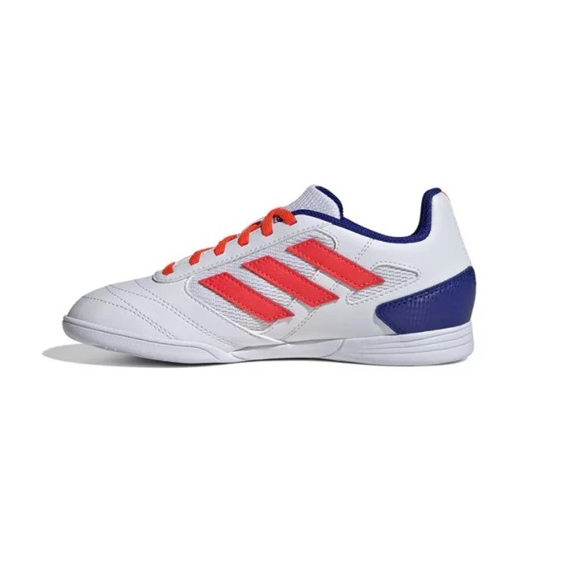 adidas Super Sala II IN Kinder - weiß/blau/orange