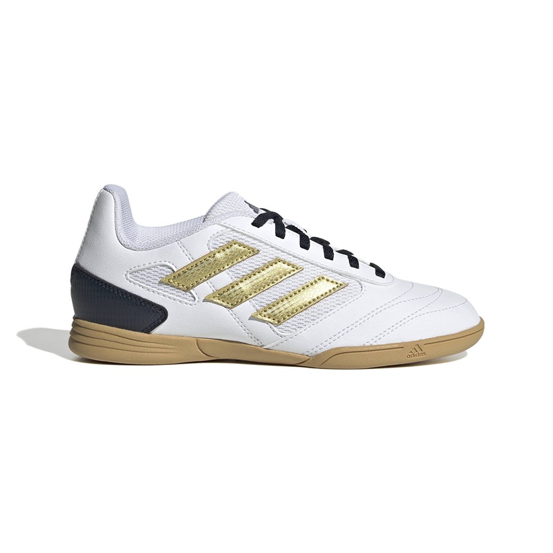 adidas Super Sala II IN Kinder - weiß/schwarz/gold