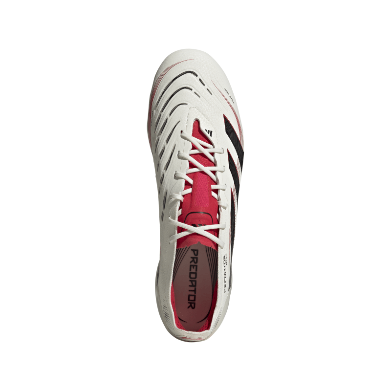 adidas Predator Elite FG Herren - weiß/schwarz/rot