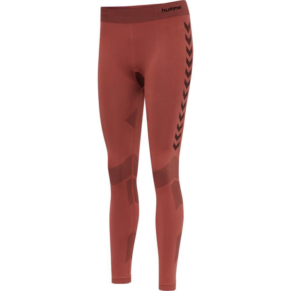 hummel First Seamless Tight Leggings Damen - rot