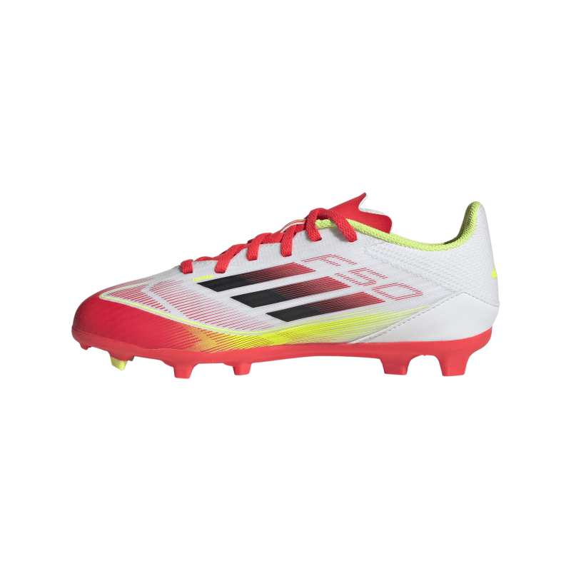 adidas F50 League FG/MG Kinder - weiß/rot/gelb