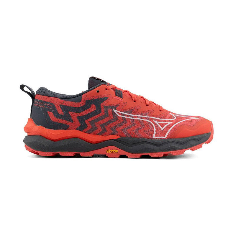 Mizuno Wave Daichi 8 Trail Running Damen - rot/grau/weiß