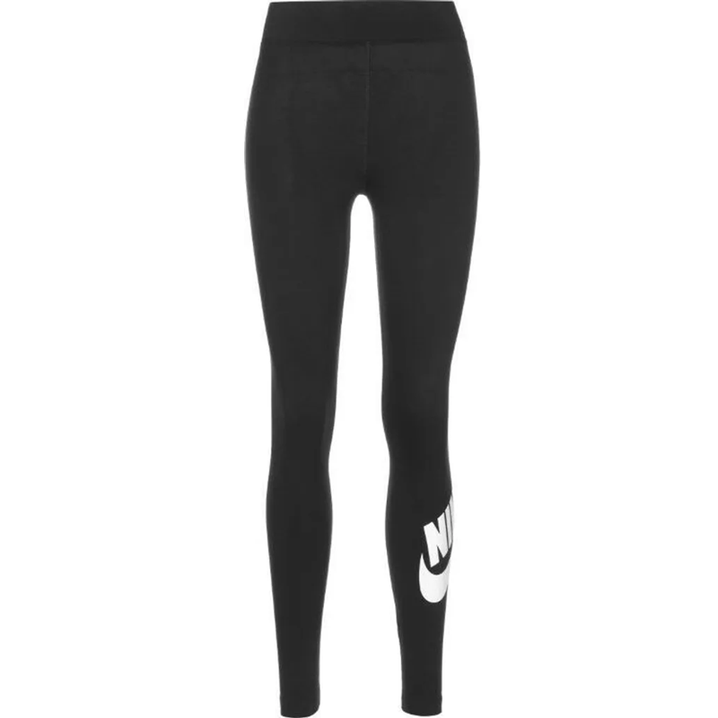 Nike Sportswear Essential High-Rise Leggings Damen - schwarz/weiß