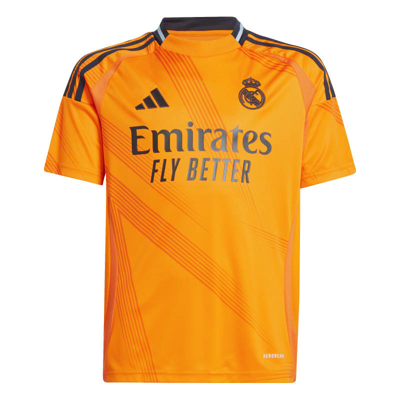 adidas Real Madrid Trikot Away 24/25 Kinder - orange/schwarz