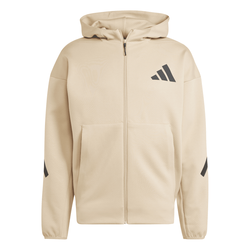 adidas Z.N.E. Full Zip Hoodie Herren beige schwarz M M JF2445 M