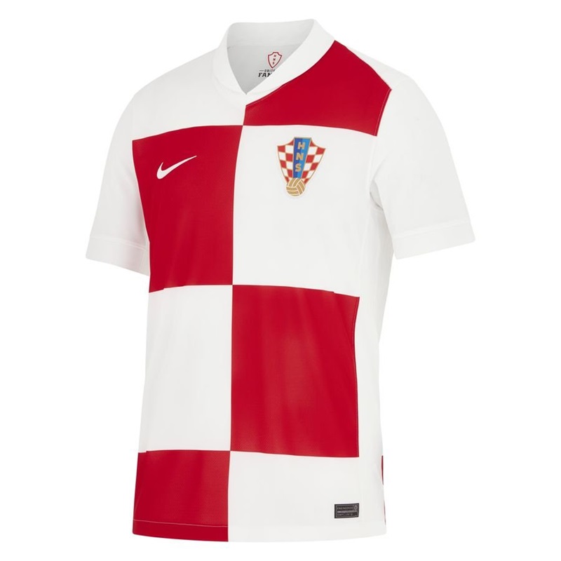 Nike Kroatien Trikot Home EURO24 Herren - weiß/rot