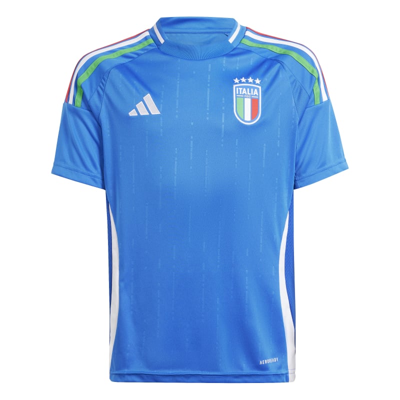 adidas Italien Trikot Home EURO24 Kinder - blau/weiß- 164