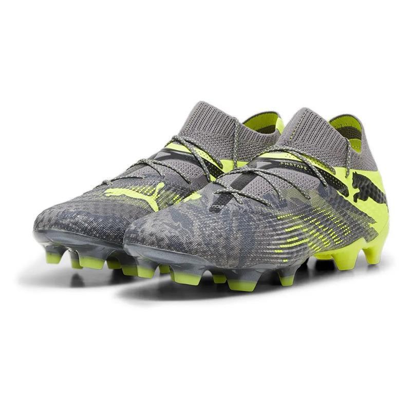 Puma Future 7 Ultimate Rush FG/AG Herren - grau/gelb