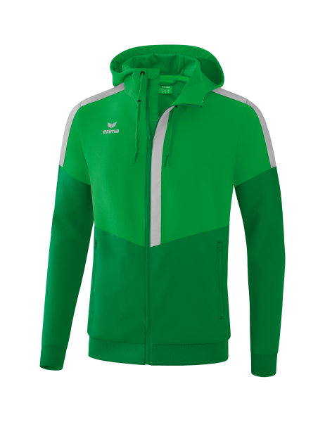 Erima Squad Tracktop Jacke mit Kapuze Herren - grün