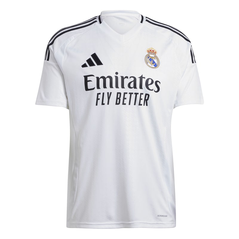 adidas Real Madrid Trikot Home 24/25 Herren - weiß/schwarz-M