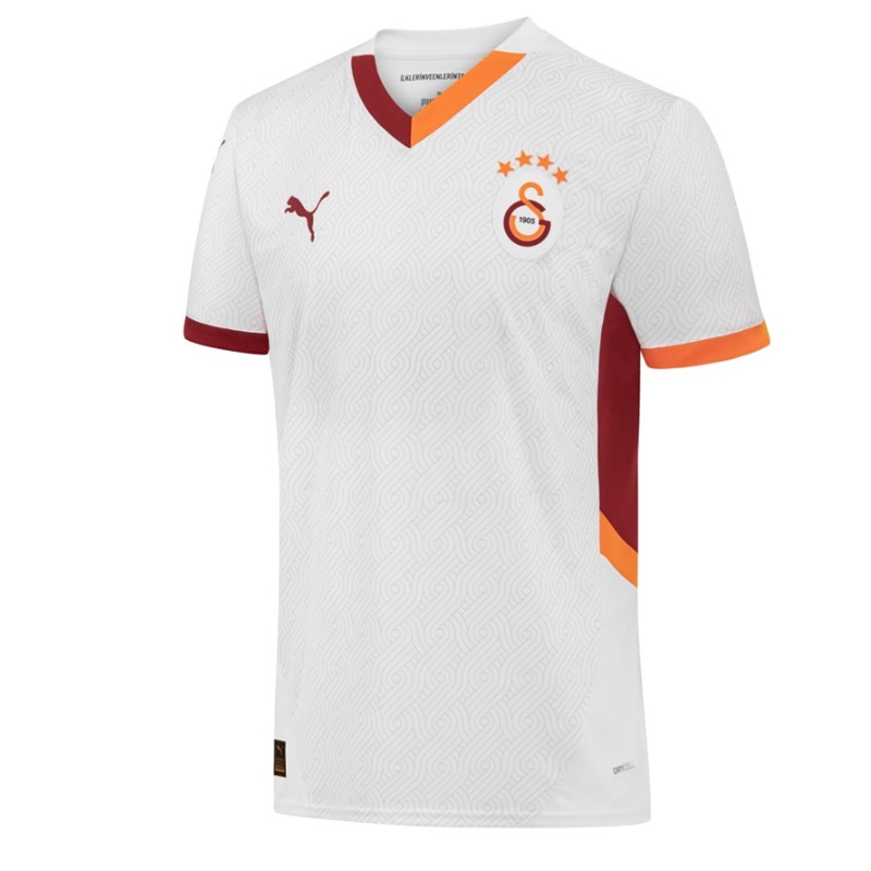 Puma Galatasaray Istanbul Trikot Away 24/25 Herren -  weiß/orange/rot-S
