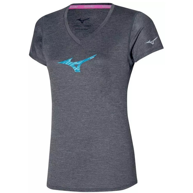 Mizuno Impulse Core RB T-Shirt Damen - grau