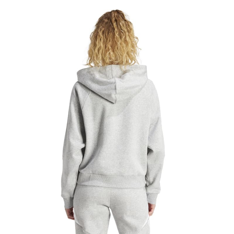 adidas Tiro 24 Sweat Hoodie Damen - grau/weiß