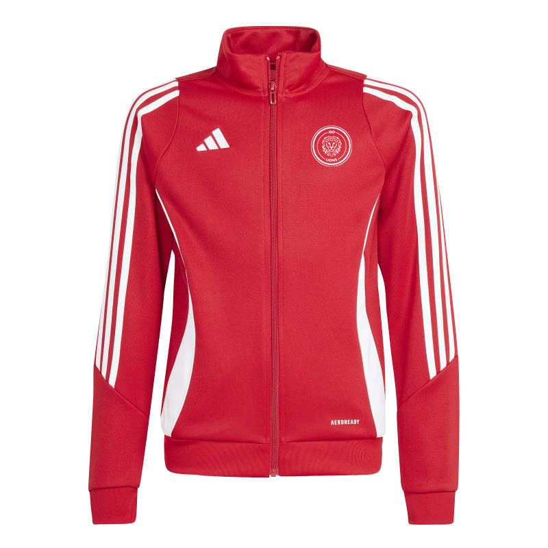 ISD Lions x adidas Tiro 24 Trainingsjacke Kinder - rot/weiß