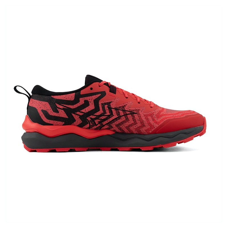 Mizuno Wave Daichi 8 Trail Running Schuhe Herren - rot/schwarz