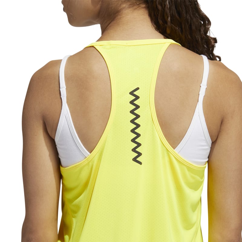 adidas Parley Run Fast Running Tanktop Damen - gelb